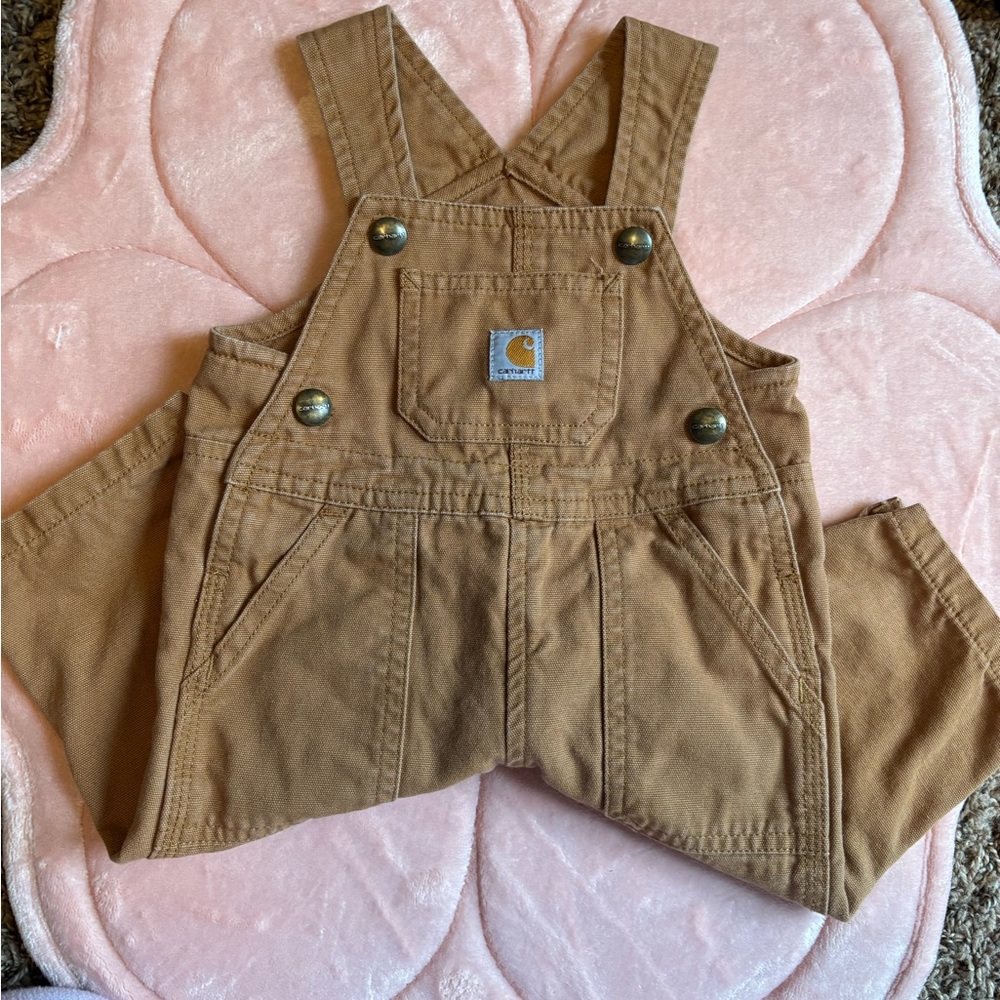 Carhartt Infant Overalls in Brown
